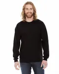 American Apparel Unisex Fine Jersey Long-Sleeve T-Shirt BLACK