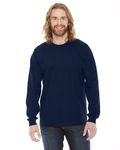 American Apparel Unisex Fine Jersey Long-Sleeve T-Shirt Navy