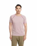Next Level Apparel Men's Mock Twist Short-Sleeve Raglan T-Shirt Tech Maroon