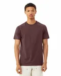 Bella + Canvas Men's Heather CVC Raglan T-Shirt Heather Maroon