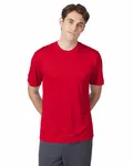 Hanes Adult Cool DRI with FreshIQ T-Shirt Deep Red