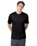 Hanes Adult Cool DRI with FreshIQ T-Shirt BLACK