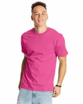 Hanes Unisex Beefy-T T-Shirt Wow Pink