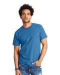 Hanes Unisex Beefy-T T-Shirt Denim Blue