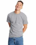 Hanes Unisex Beefy-T T-Shirt Light Steel