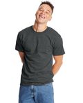 Hanes Unisex Beefy-T T-Shirt Charcoal Heather