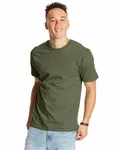 Hanes Unisex Beefy-T T-Shirt Fatigue Green