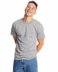 Hanes Unisex Beefy-T T-Shirt Oxford Gray
