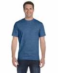 Hanes Unisex Beefy-T T-Shirt Heather Blue