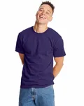 Hanes Unisex Beefy-T T-Shirt Grape Smash Hthr