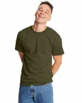 Hanes Unisex Beefy-T T-Shirt Military Grn Hth