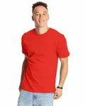 Hanes Unisex Beefy-T T-Shirt Poppy Red
