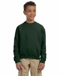 Jerzees Youth NuBlend Fleece Crew Forest Green