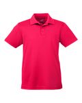 UltraClub Youth Cool & Dry Mesh PiquPolo RED
