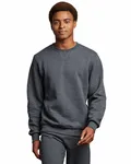 Russell Athletic Unisex Dri-Power Crewneck Sweatshirt Black Heather