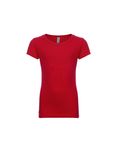 Next Level Apparel Youth Girls Princess T-Shirt RED