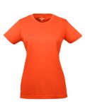 UltraClub Ladies' Cool & Dry Sport Performance InterlockT-Shirt Orange