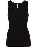 Bella + Canvas Ladies' Baby Rib Tank BLACK