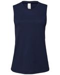 Bella + Canvas Ladies' Jersey Muscle Tank Navy