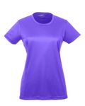 UltraClub Ladies' Cool & Dry Sport Performance InterlockT-Shirt PURPLE
