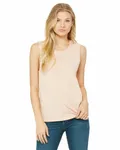 Bella + Canvas Ladies' Jersey Muscle Tank Heather Peach