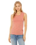 Bella + Canvas Ladies' Jersey Muscle Tank Heather Sunset