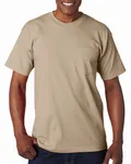 Bayside Adult 6.1 oz., 100% Cotton T-Shirt SAND