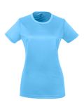UltraClub Ladies' Cool & Dry Sport Performance InterlockT-Shirt Columbia Blue