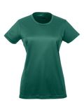 UltraClub Ladies' Cool & Dry Sport Performance InterlockT-Shirt Forest Green