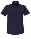 CORE365 Ladies' Optimum Short-Sleeve Twill Shirt Classic Navy
