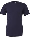 Bella + Canvas Men's Jersey Short-Sleeve Pocket T-Shirt Navy