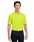 Harriton Men's Charge Snag and Soil Protect Polo SAFETY YELLOW