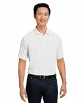 Harriton Men's Charge Snag and Soil Protect Polo WHITE