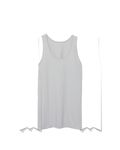 American Apparel Unisex Fine Jersey Tank New Silver