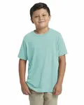 Next Level Apparel Youth Triblend Crew Tahiti Blue