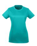 UltraClub Ladies' Cool & Dry Sport Performance InterlockT-Shirt Jade
