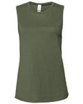 Bella + Canvas Ladies' Jersey Muscle Tank Military Green