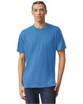 American Apparel Unisex Triblend Short-Sleeve Track T-Shirt Athletic Blue