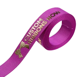 Grosgrain Ribbon - Custom Canvas Now