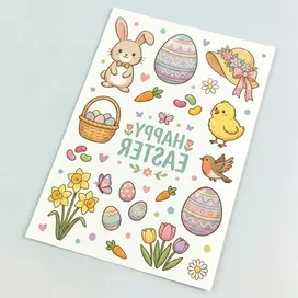 Temporary Tattoos Sheet - Custom Canvas Now