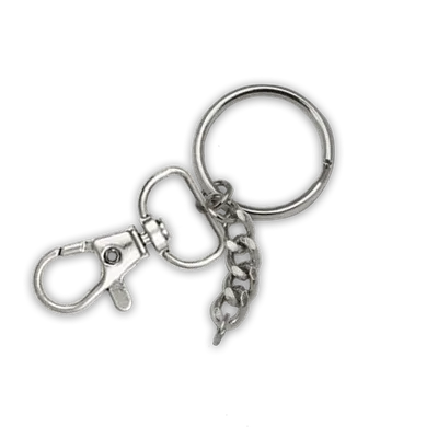 Silver Split Ring + Lobster Claw Silver Split Ring + Lobster Claw