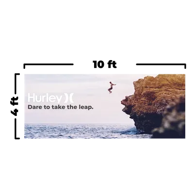 10 x 4 ft - Custom Canvas Now