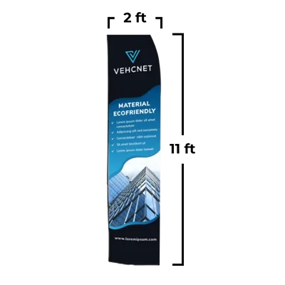 2 ft x 11 ft - Custom Canvas Now