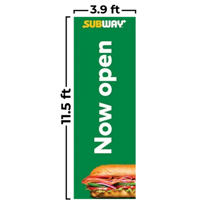 3.9 ft x 11.5 ft - Custom Canvas Now