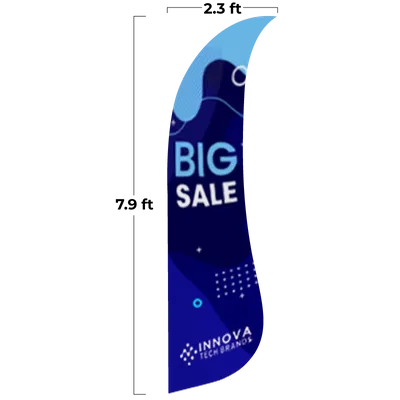 2.3 ft x 7.9 ft - Custom Canvas Now