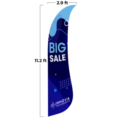 2.9 ft x 11.2 ft - Custom Canvas Now