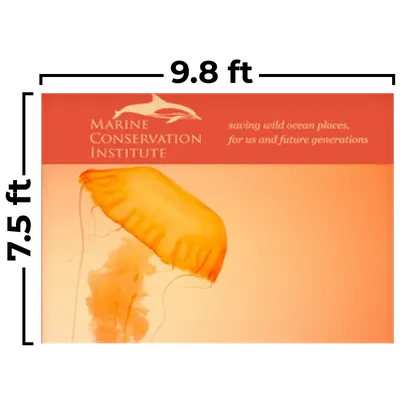 9.8 x 7.5 ft - Custom Canvas Now