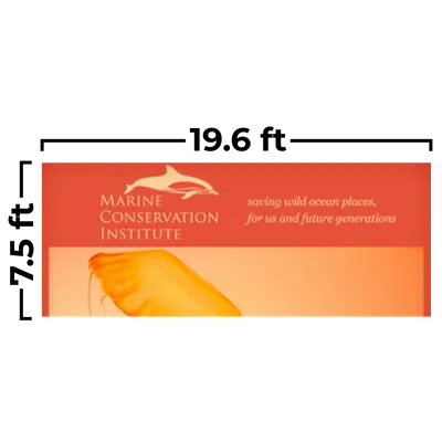 19.6 x 7.5ft - Custom Canvas Now