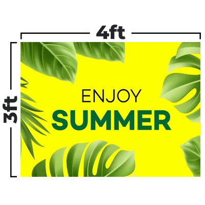 4 x 3 ft - Custom Canvas Now