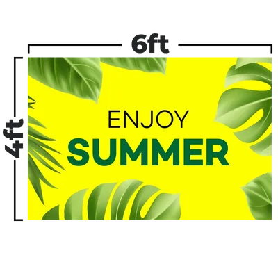 6 x 4 ft - Custom Canvas Now